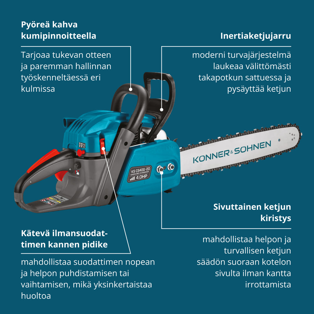 Benzínová motorová pila KS CS40G-20