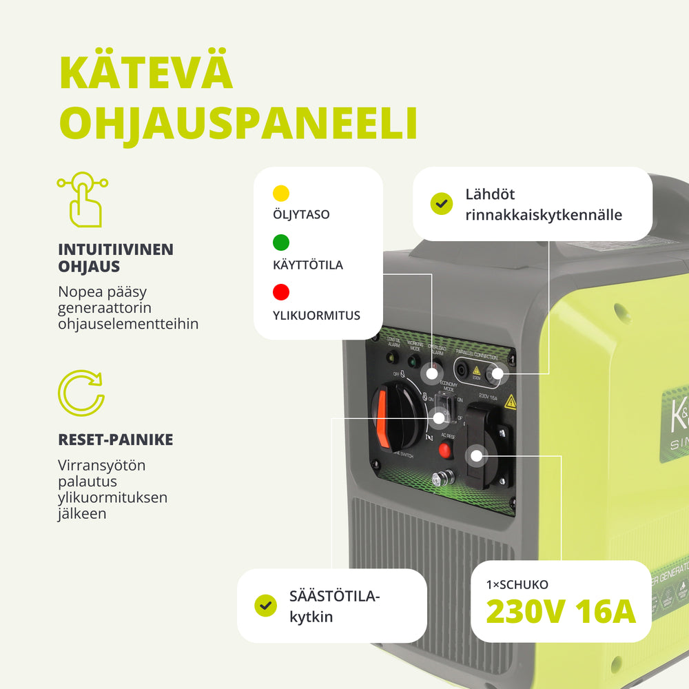 Invertergenerator KSB 18i S