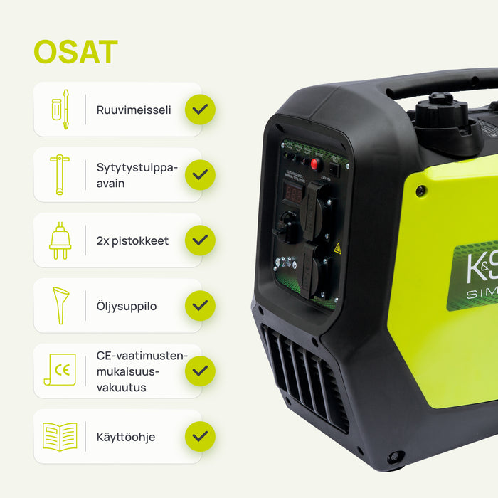 Invertterigeneraattori KSB 32i S