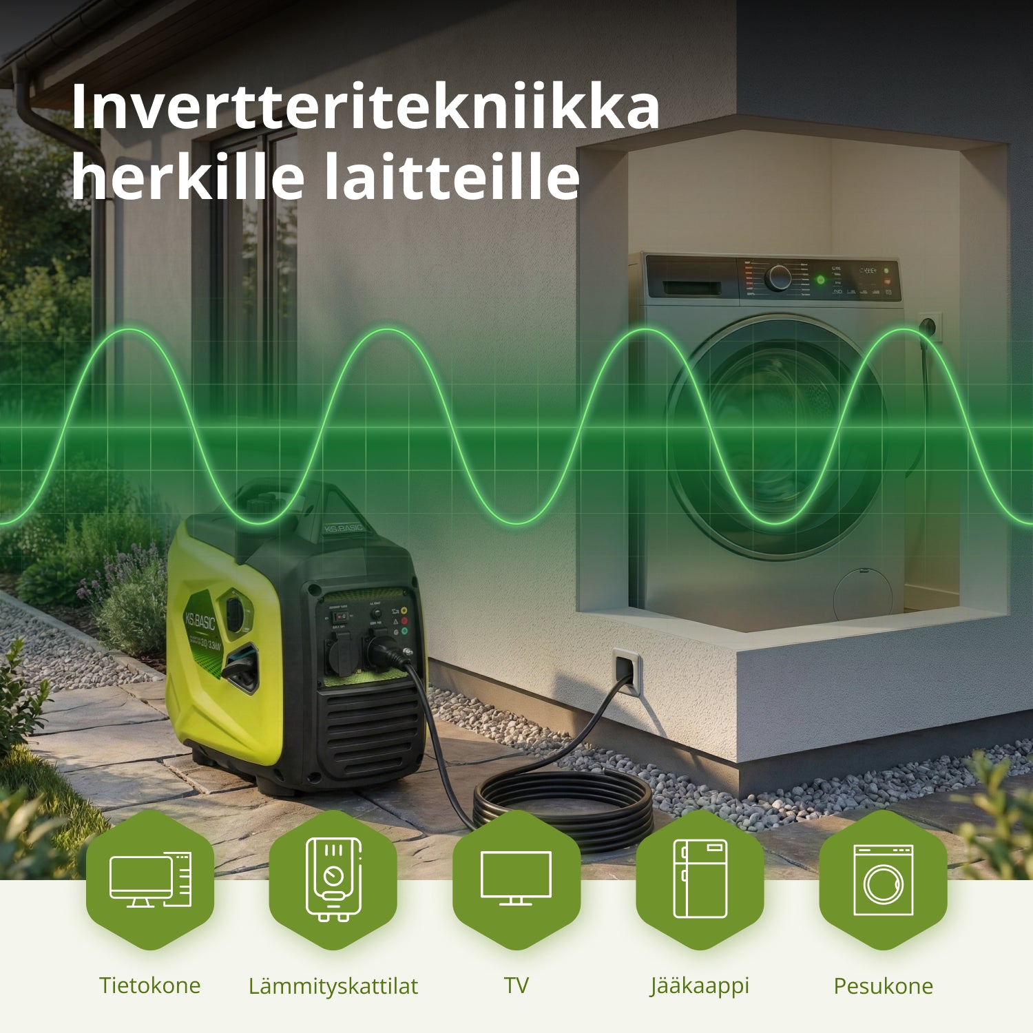 Invertorový generátor KSB 33i S