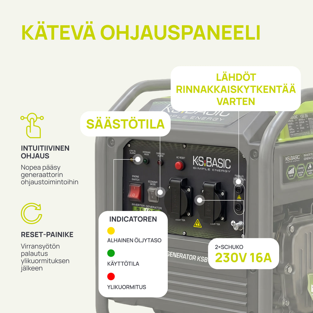 Invertorový generátor KSB 36i