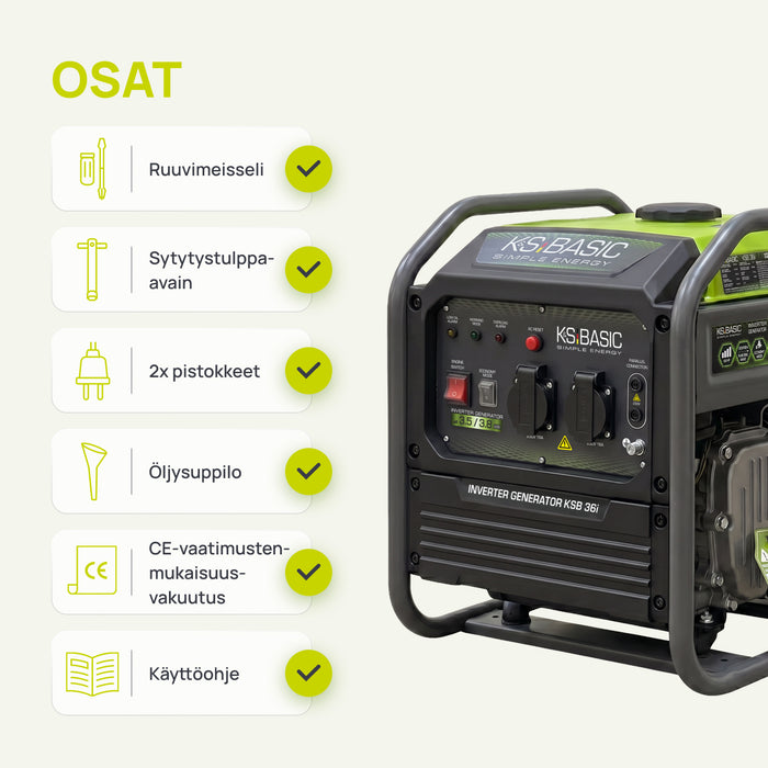 Invertorový generátor KSB 36i