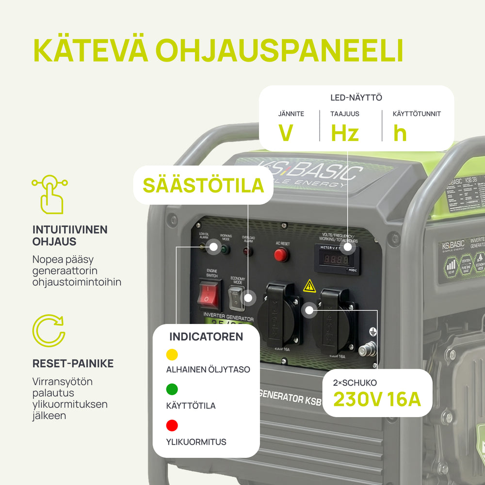 Invertergenerator KSB 38i