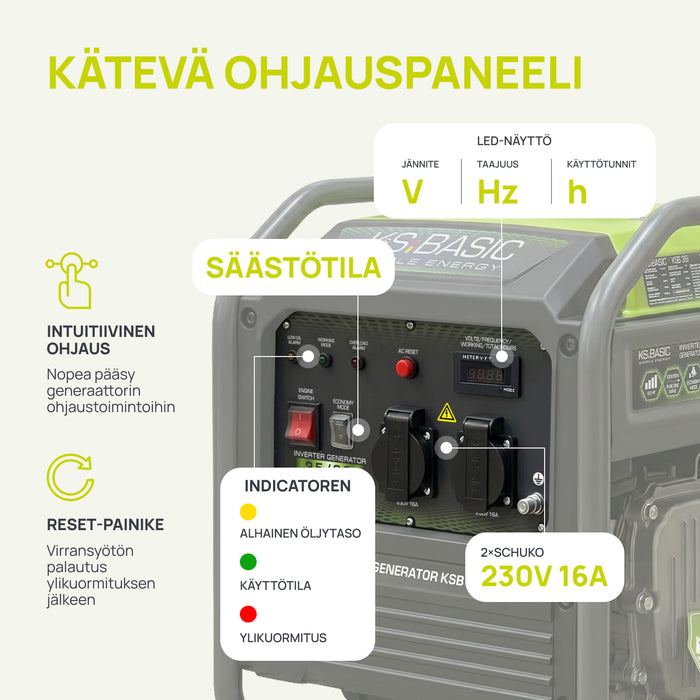 Invertergenerator KSB 38i