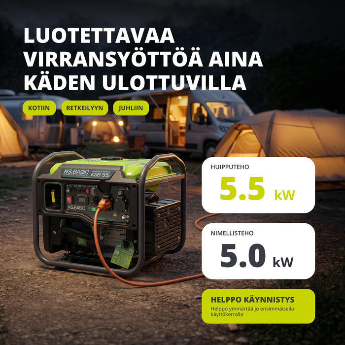 Invertorový generátor KSB 55i