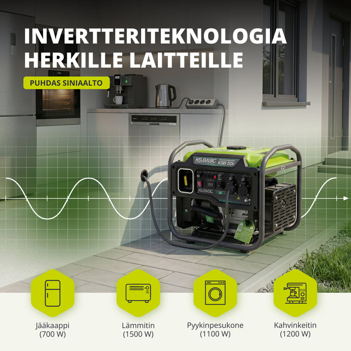 Invertorový generátor KSB 55i
