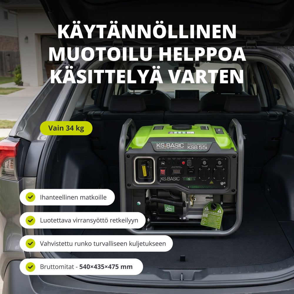 Invertorový generátor KSB 55i