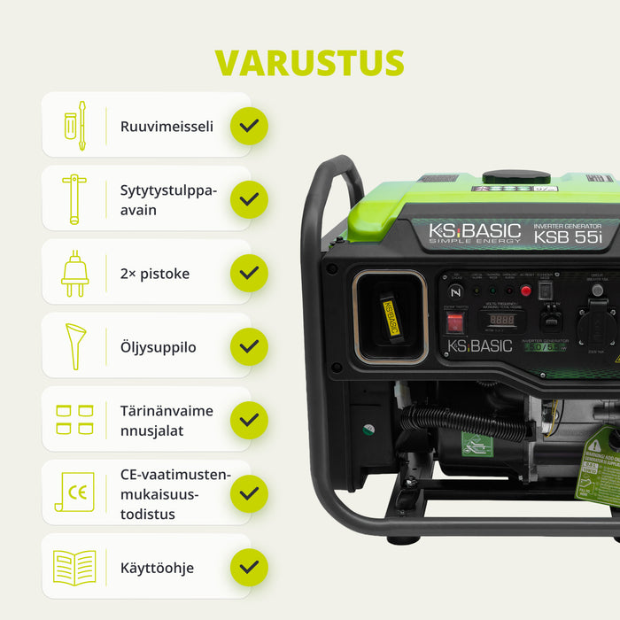 Invertorový generátor KSB 55i