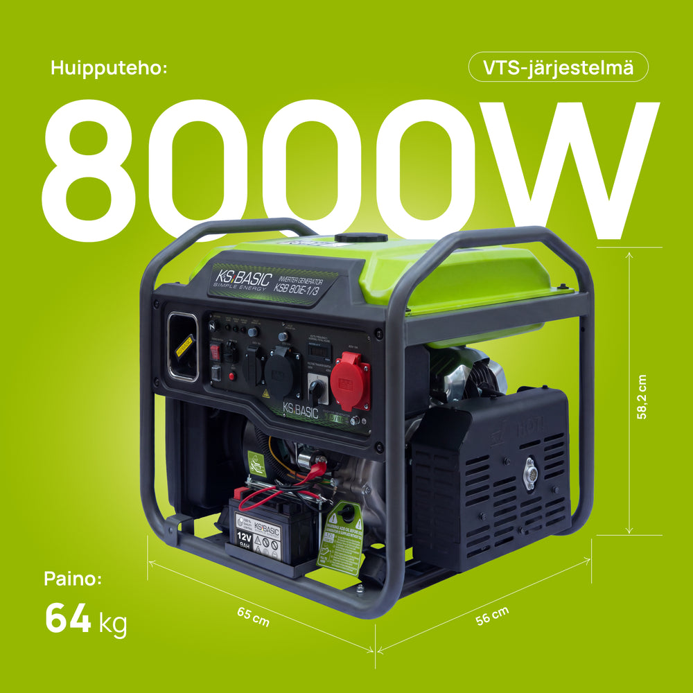 Invertorový generátor KSB 80iE-1/3