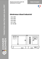 Groupes électrogènes diesel KS 22-3BE, KS 35-3BE, KS 50-3BE, KS 72-3BE, KS 110-3BE
