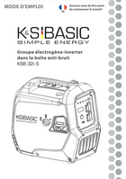 Groupe électrogène-inverter dans la boîte anti-bruit KSB 32i S