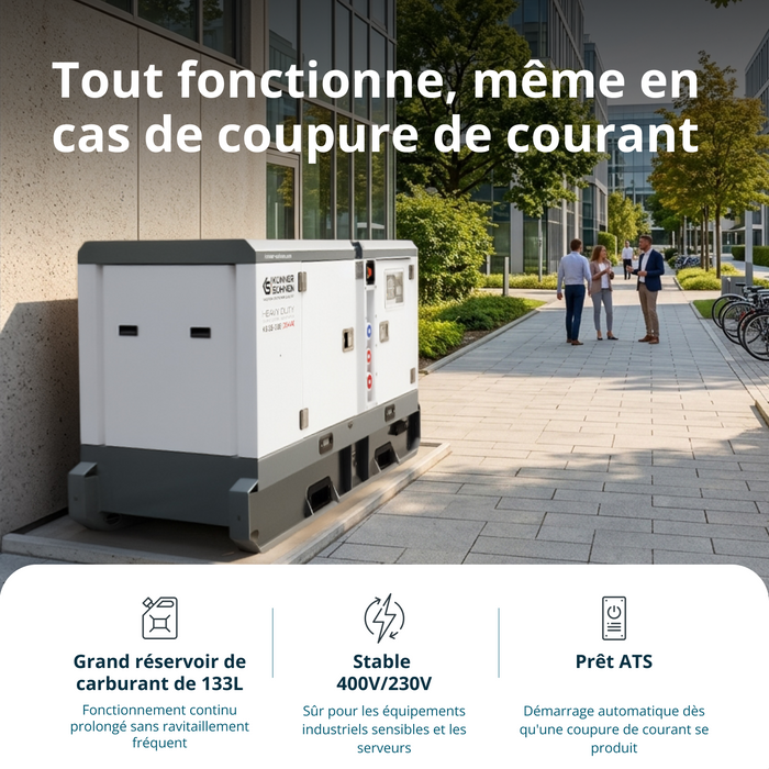 Centrale électrique diesel triphasée KS 35-3BE