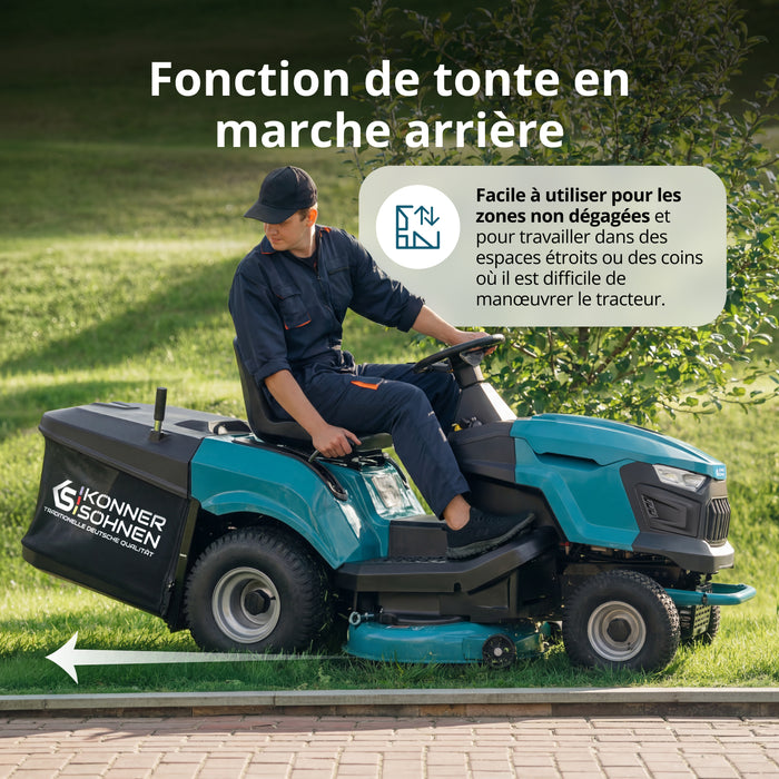 Tracteur tondeuse à gazon à essence KS 98TMG-H