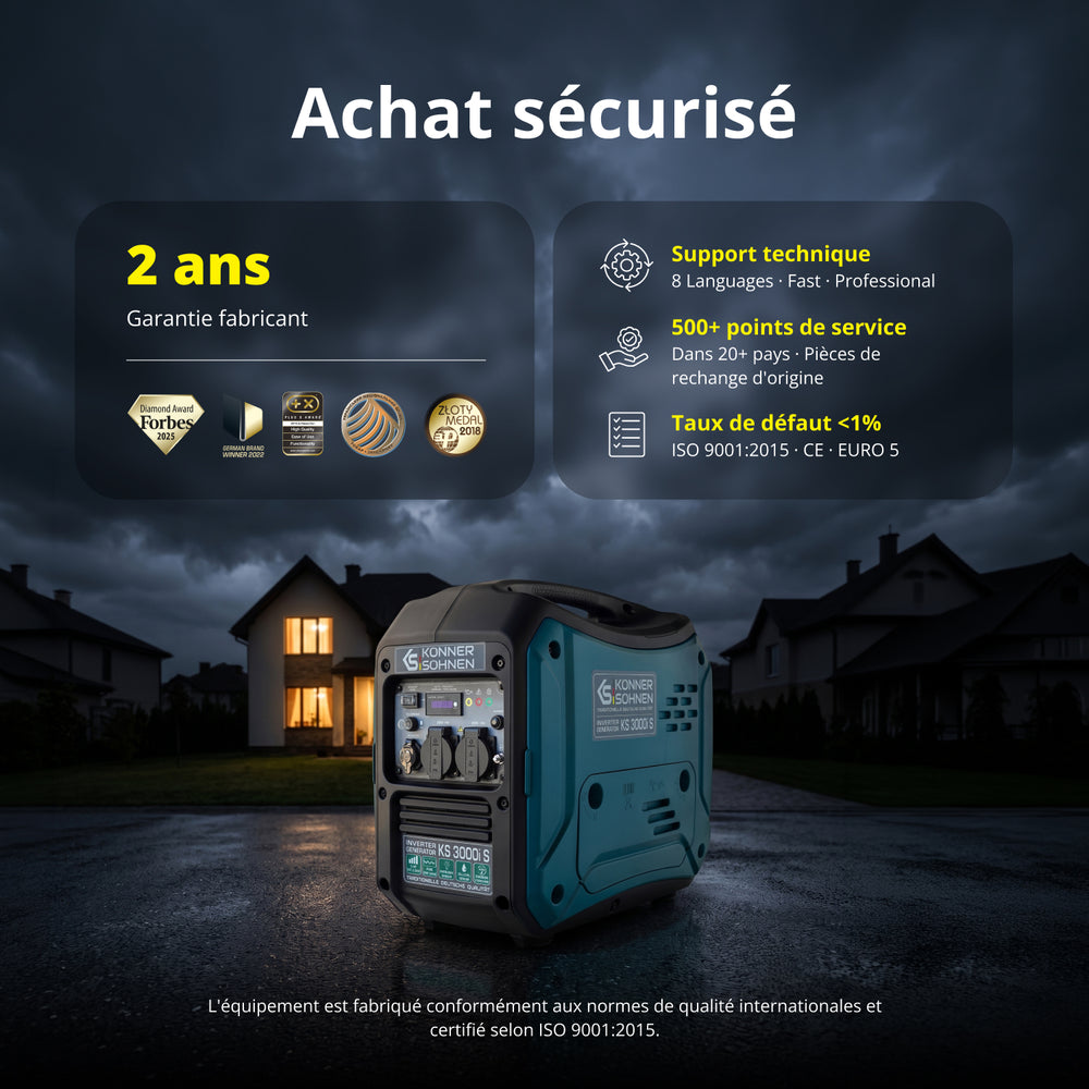 Groupe électrogène inverter KS 3000i S
