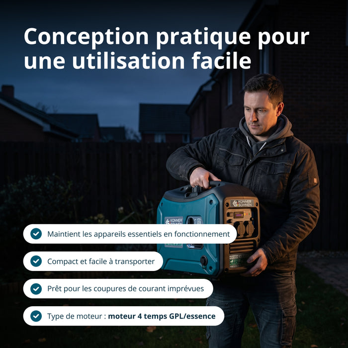 Groupe électrogène inverter KS 3000iG S