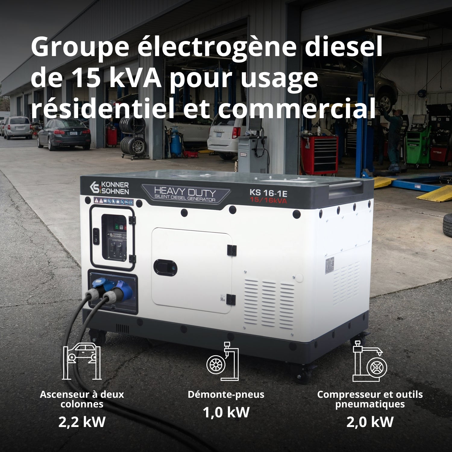 Groupe électrogène Diesel KS 16-1E