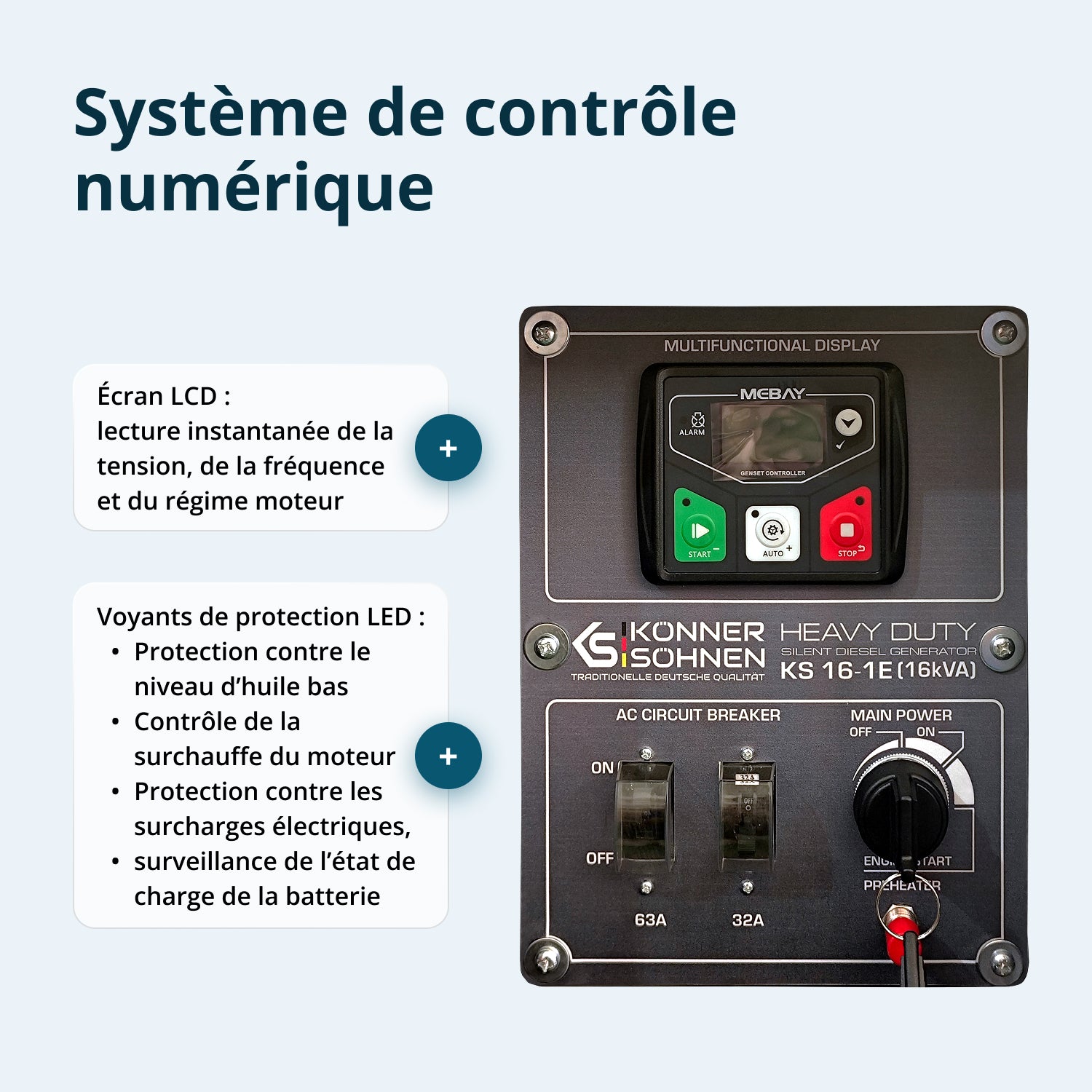 Groupe électrogène Diesel KS 16-1E