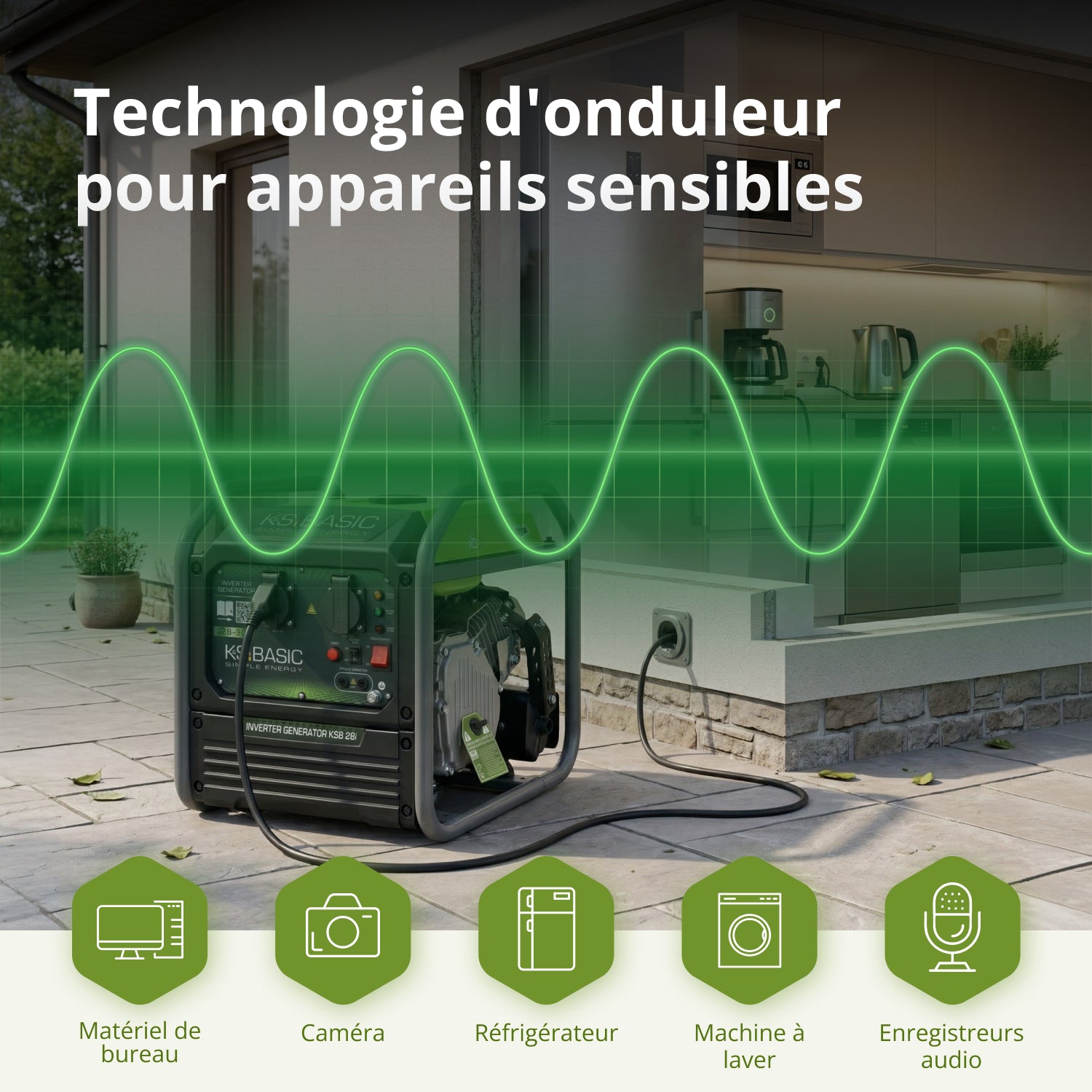 Groupe électrogène à inverter KSB 28i