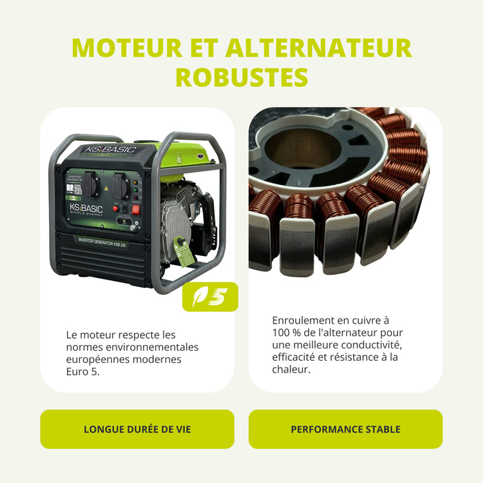 Groupe électrogène à inverter KSB 28i