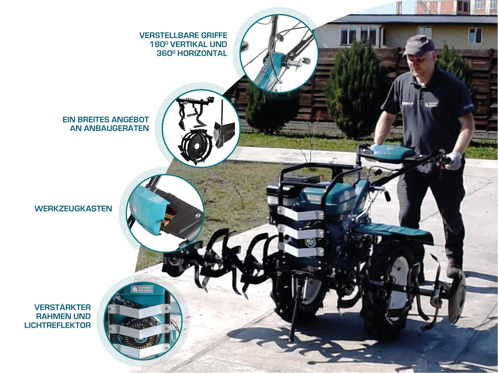 Motoenxada a gasolina KS 9HP-1350G-3 (400)