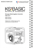 Groupe électrogène Inverter KSB 35i