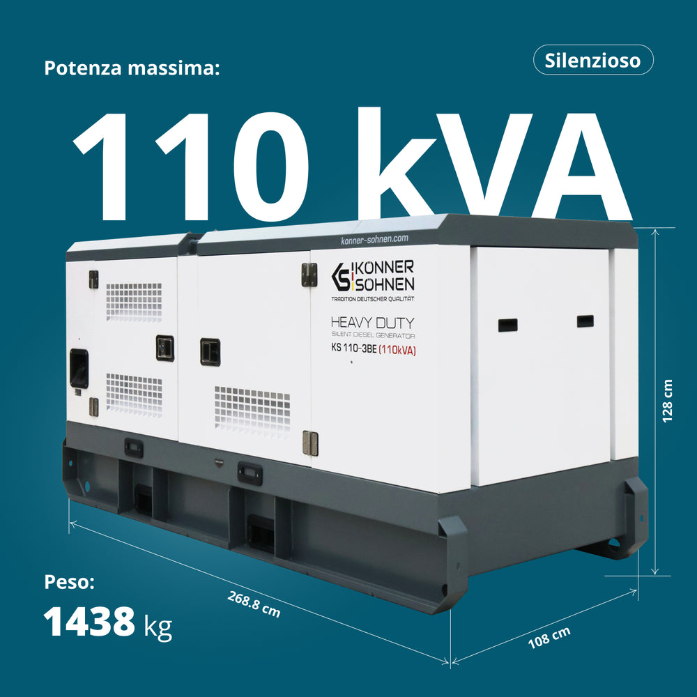 Centrale Elettrica Diesel Trifase KS 110-3BE
