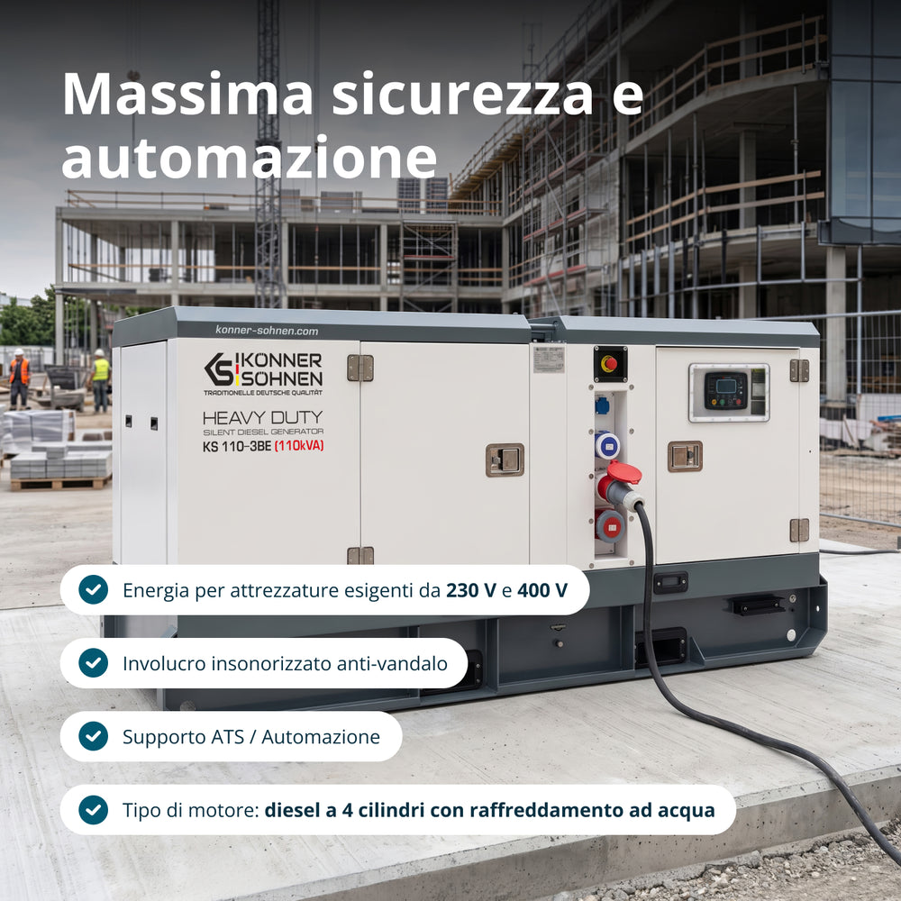 Centrale Elettrica Diesel Trifase KS 110-3BE