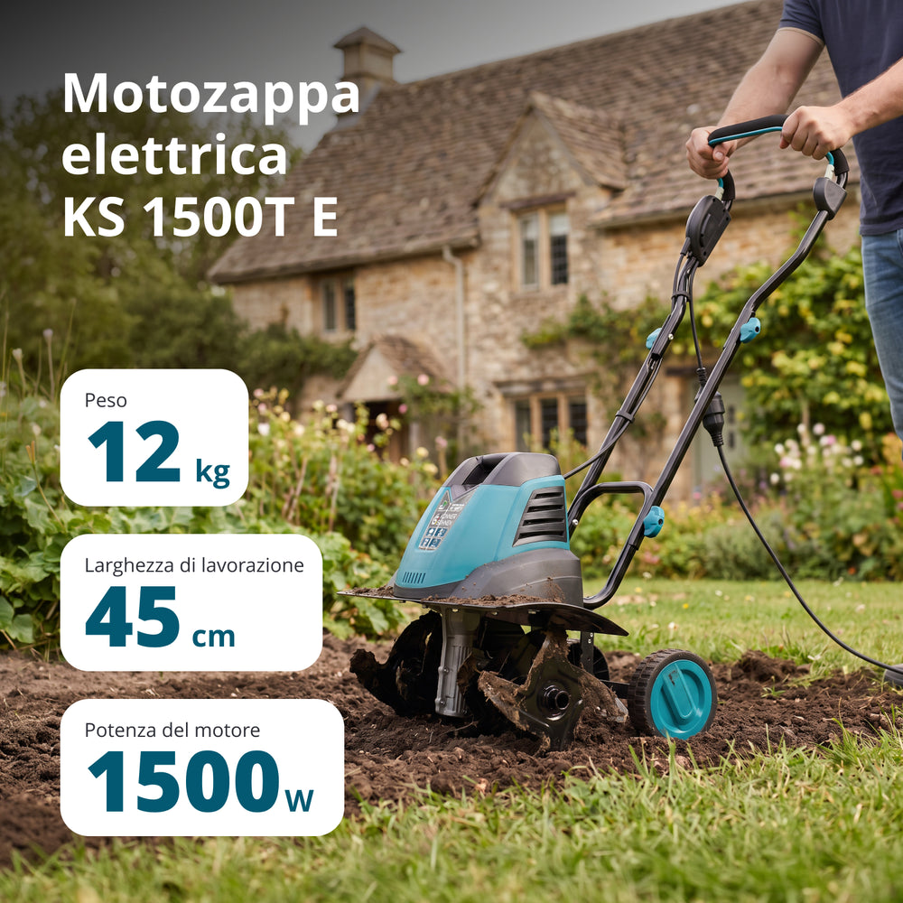Motozappa elettrica KS 1500T E