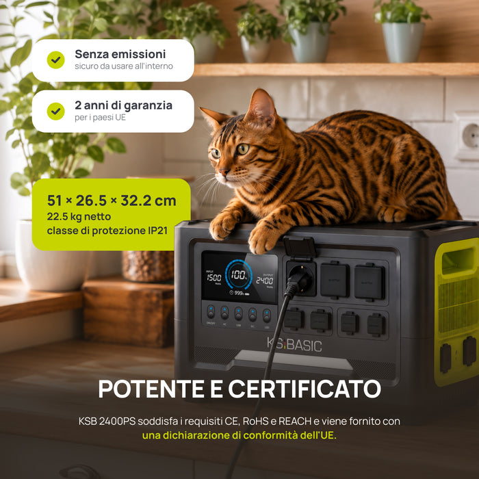 Stazione di Alimentazione Portatile KSB 1200PS