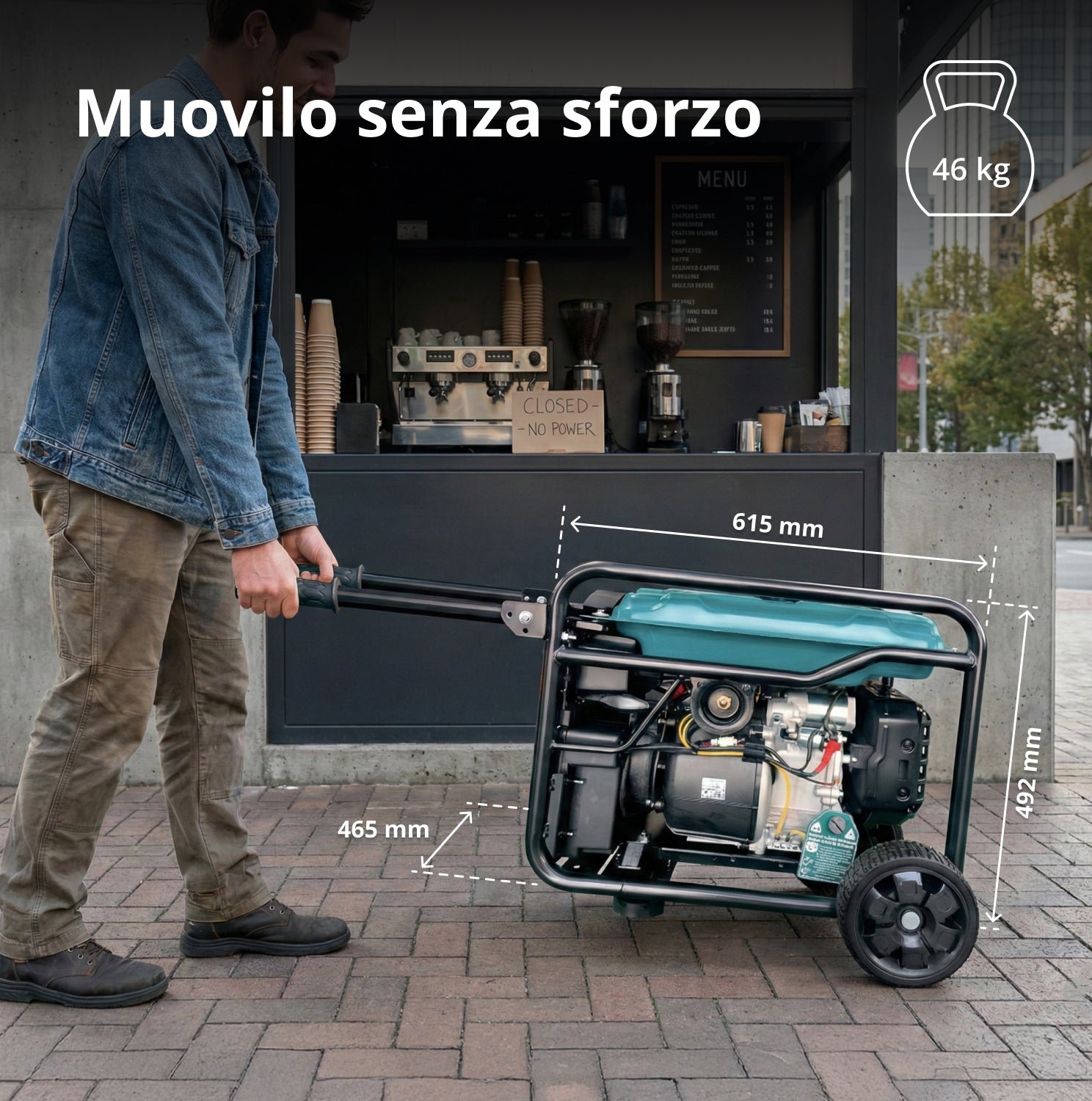 Generatore Inverter a Doppio Carburante KS 6500iEG