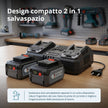 Caricabatterie doppio per batterie ricaricabili 20V KS C35A-2 thumbnail
