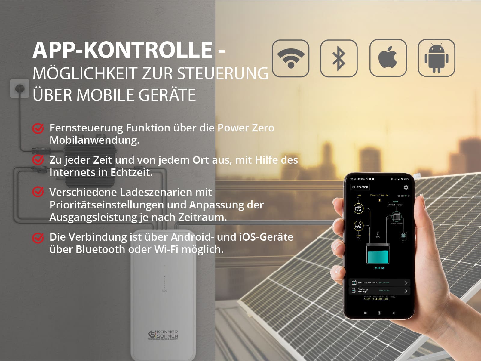 Batterie für Balkonkraftwerke KS 2240BSB