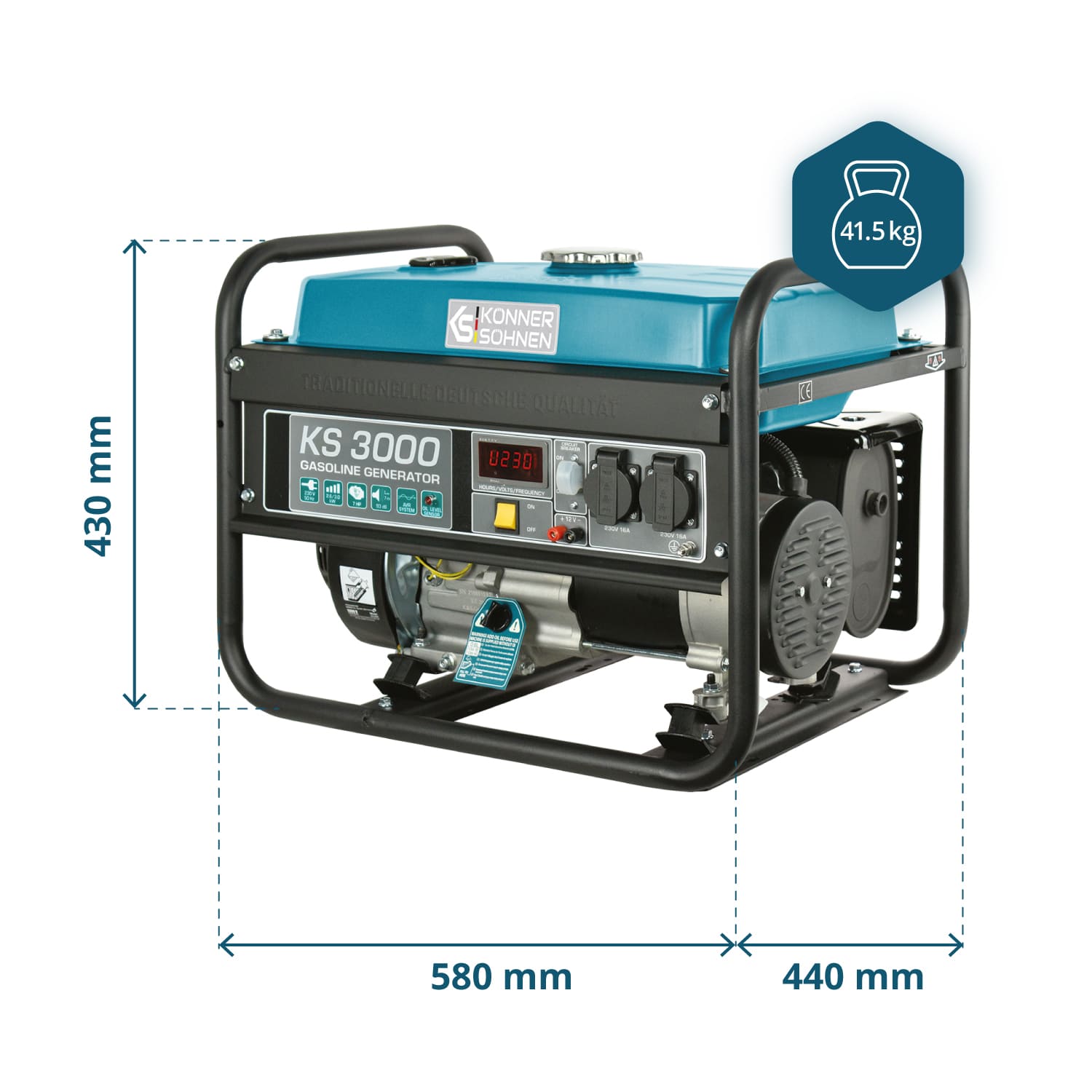 Gasoline generator "Könner & Söhnen" KS 3000