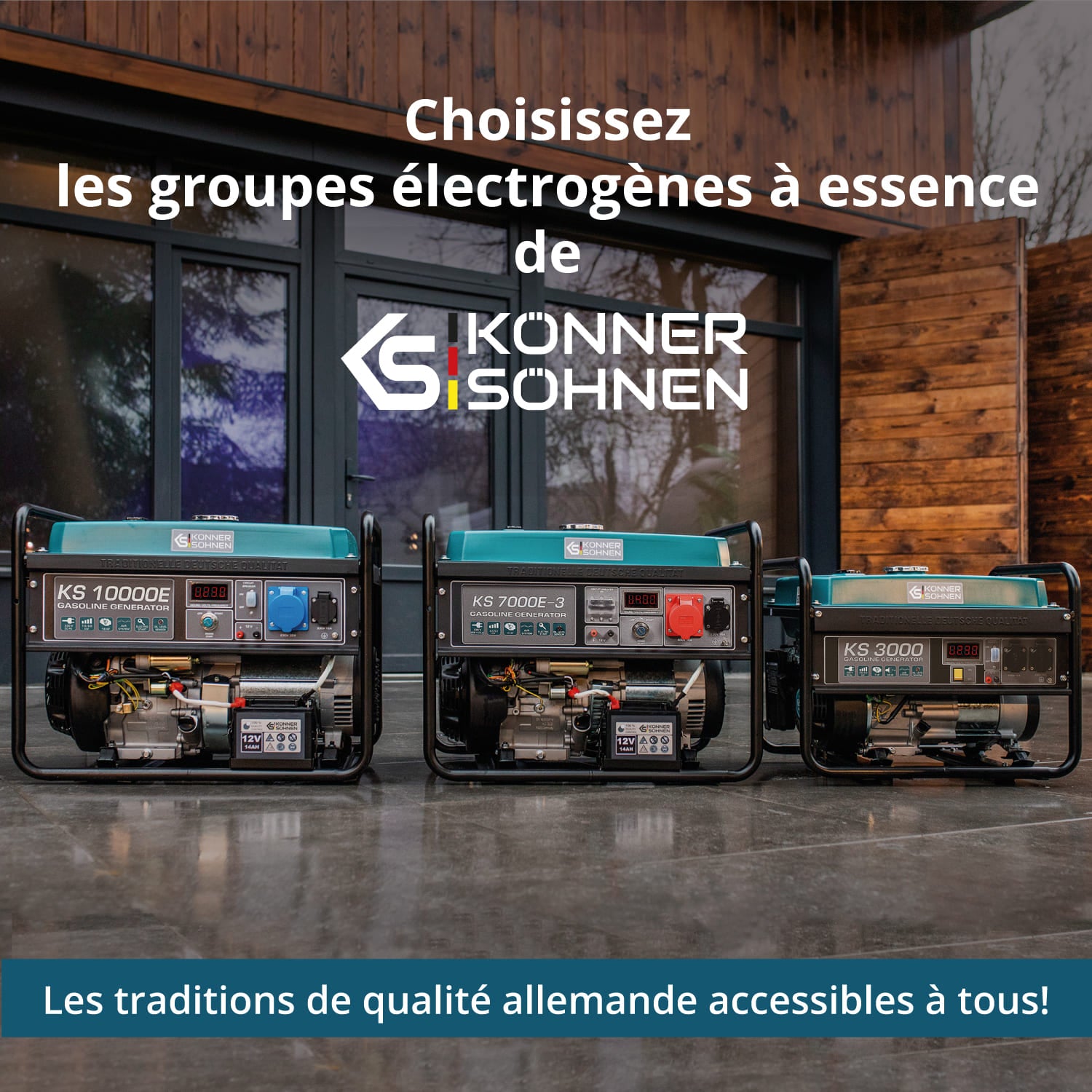 Groupe électrogène à essence "Könner & Söhnen" KS 3000