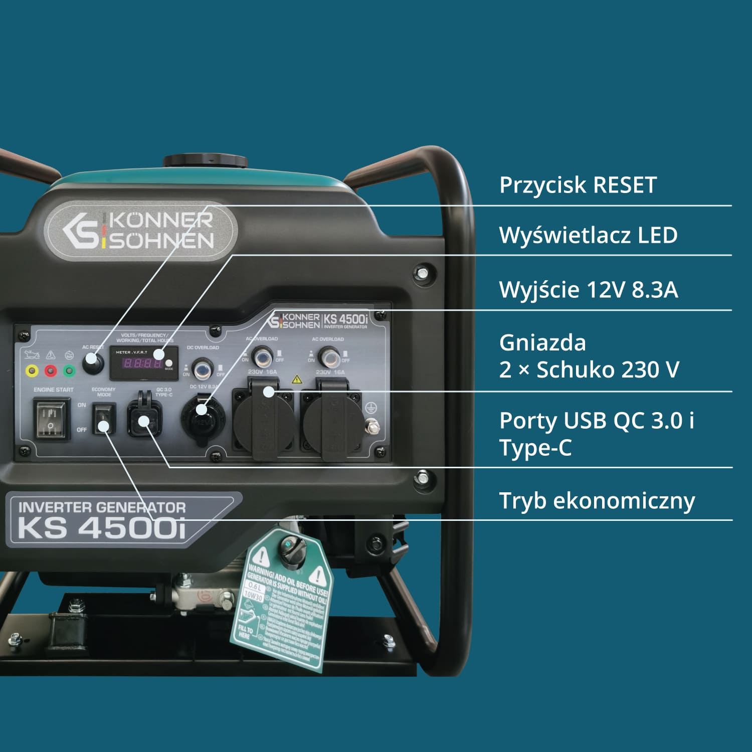 Agregat inwertorowy KS 4500i