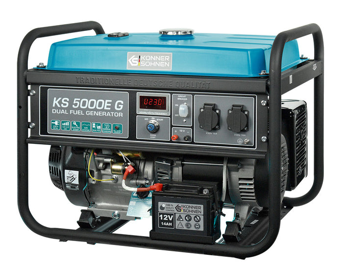 LPG/Бензинов генератор „Könner & Söhnen“ KS 5000E G