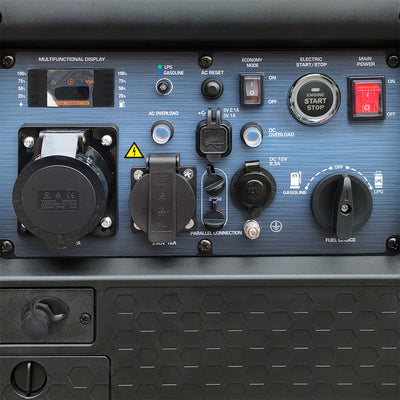 Panel de control ergonómico