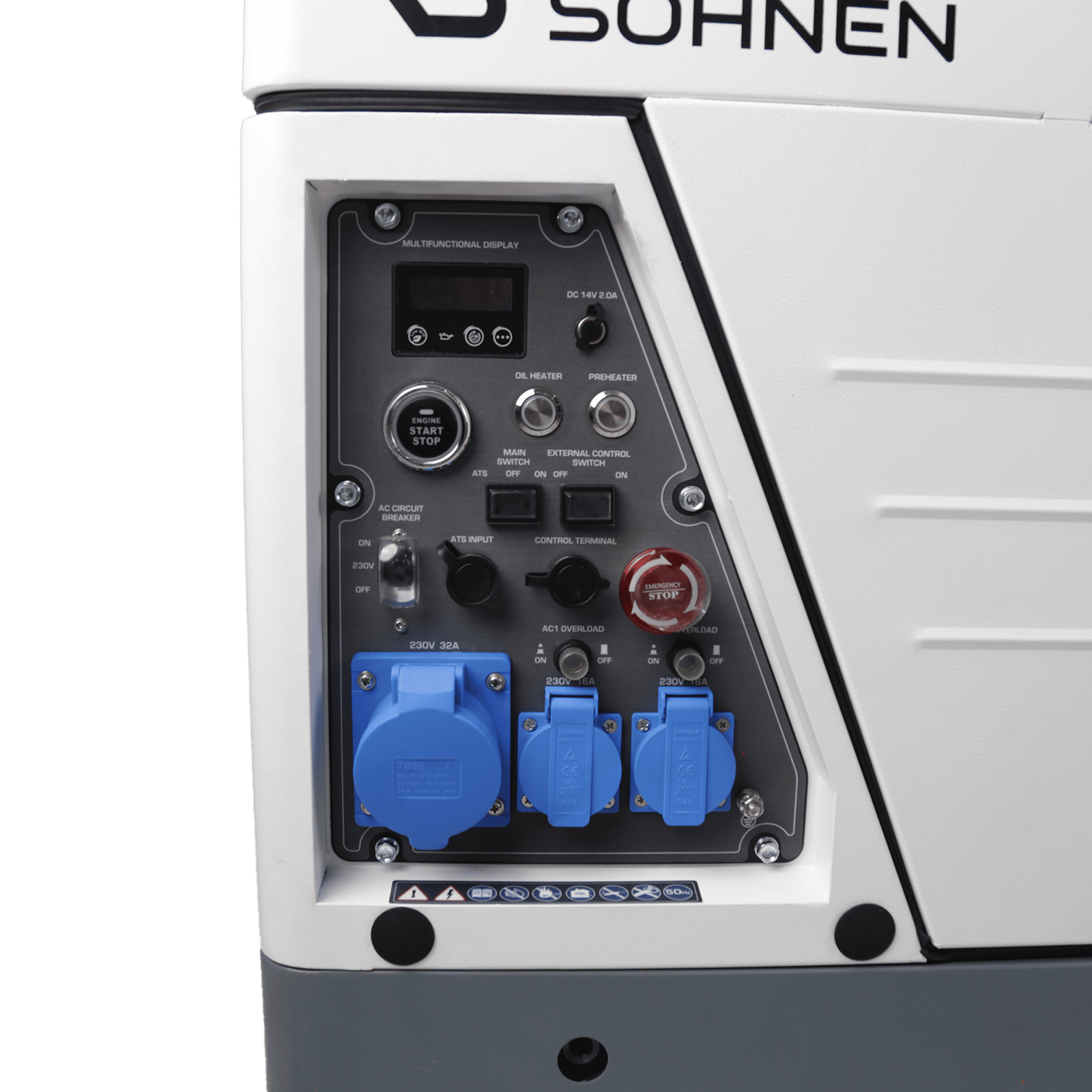 Groupe électrogène diesel inverter dans un caisson insonorisé KS 6500iDE S ATSR