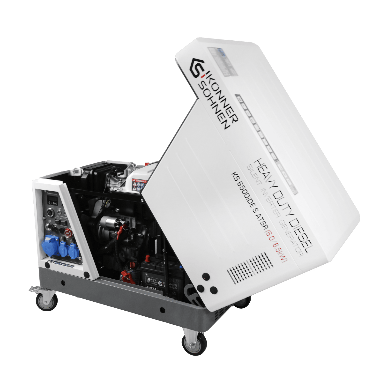 Groupe électrogène diesel inverter dans un caisson insonorisé KS 6500iDE S ATSR