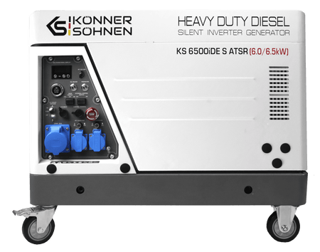 Дизел инвертер генератор у звучно изолованом кућишту KS 6500iDE S ATSR
