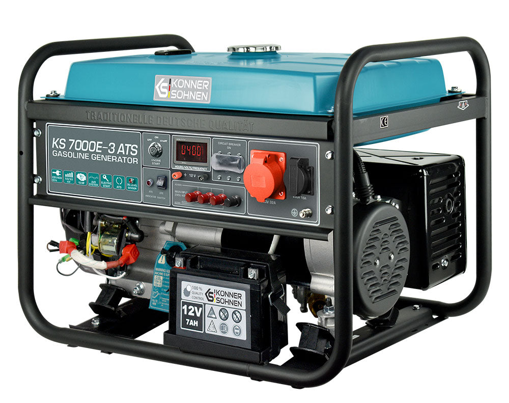 Bensiinikäyttöinen generaattori 'Könner & Söhnen' KS 7000E-3 ATS