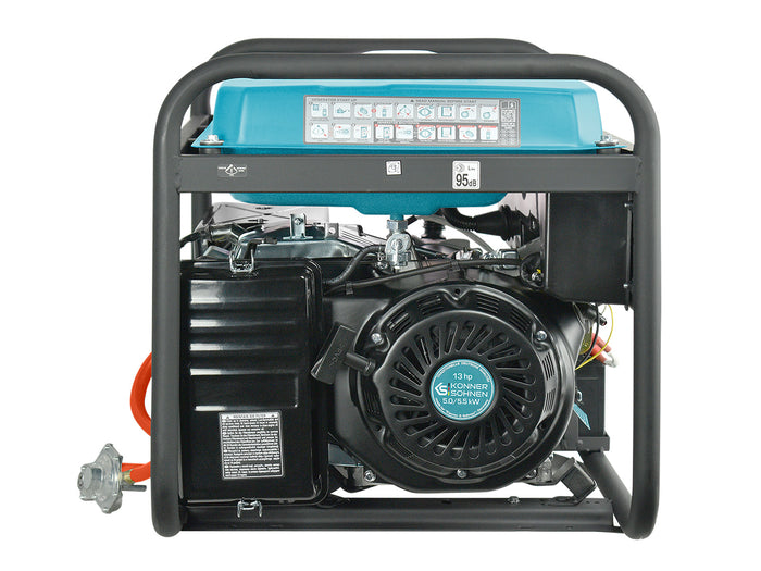 LPG/Benzin Generátor „Könner & Söhnen” KS 7000E G
