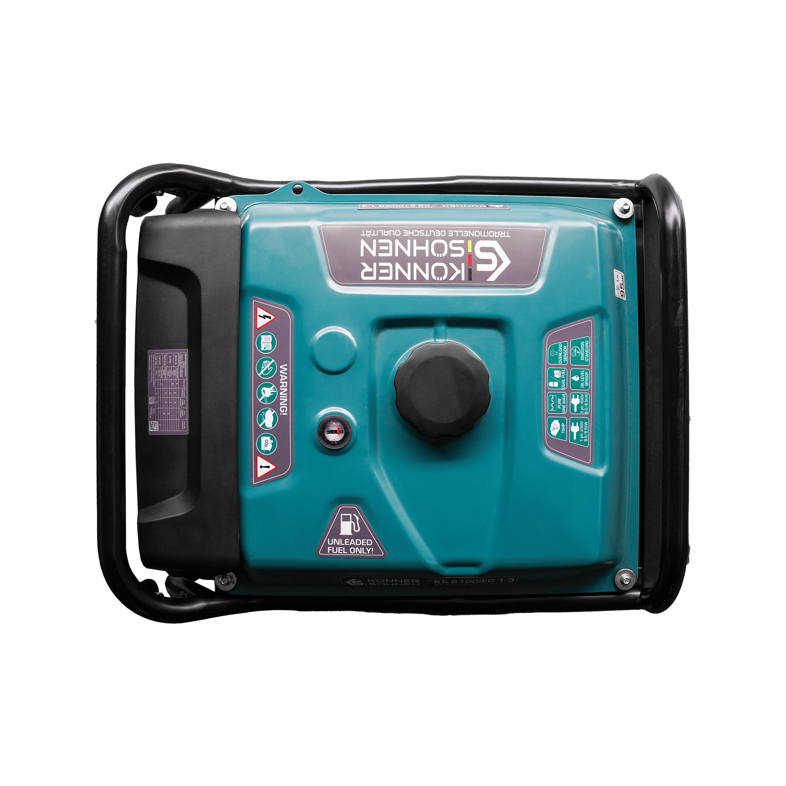 LPG/bensiini invertterigeneraattori KS 8100iEG 1/3