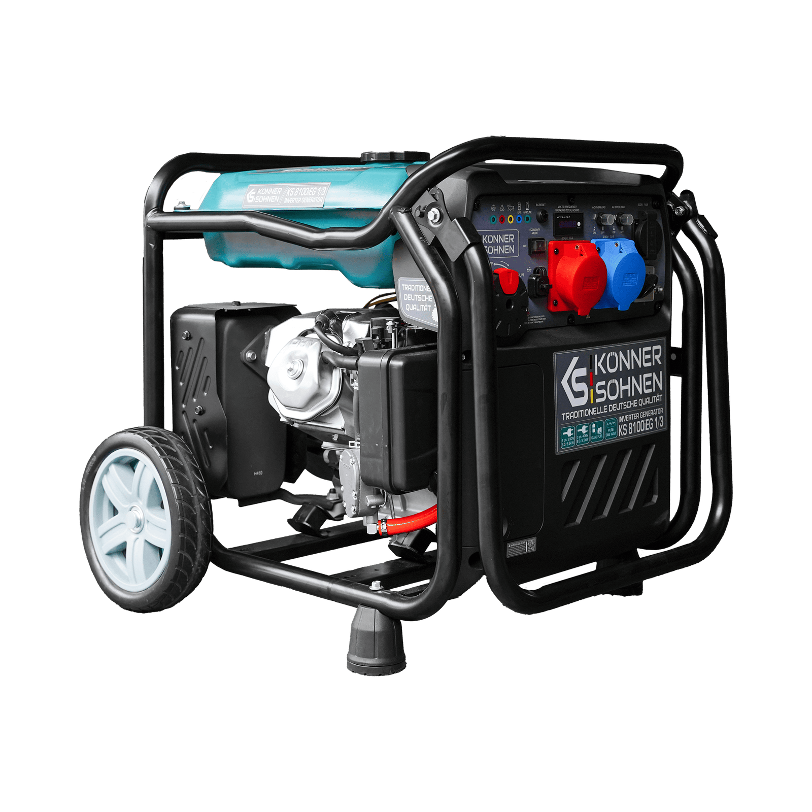 LPG/bensiini invertterigeneraattori KS 8100iEG 1/3