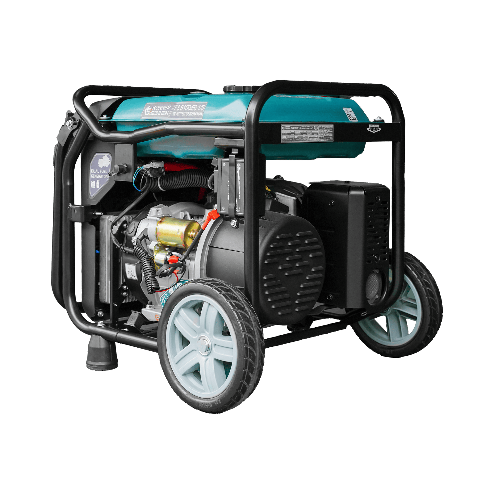 LPG/bensiini invertterigeneraattori KS 8100iEG 1/3