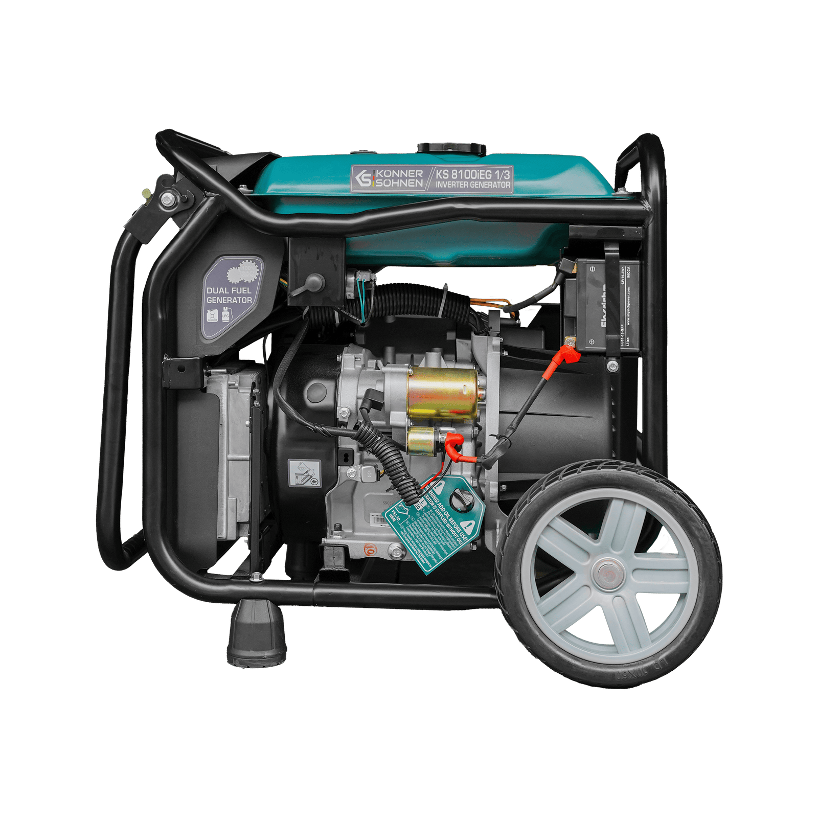 LPG/bensiini invertterigeneraattori KS 8100iEG 1/3