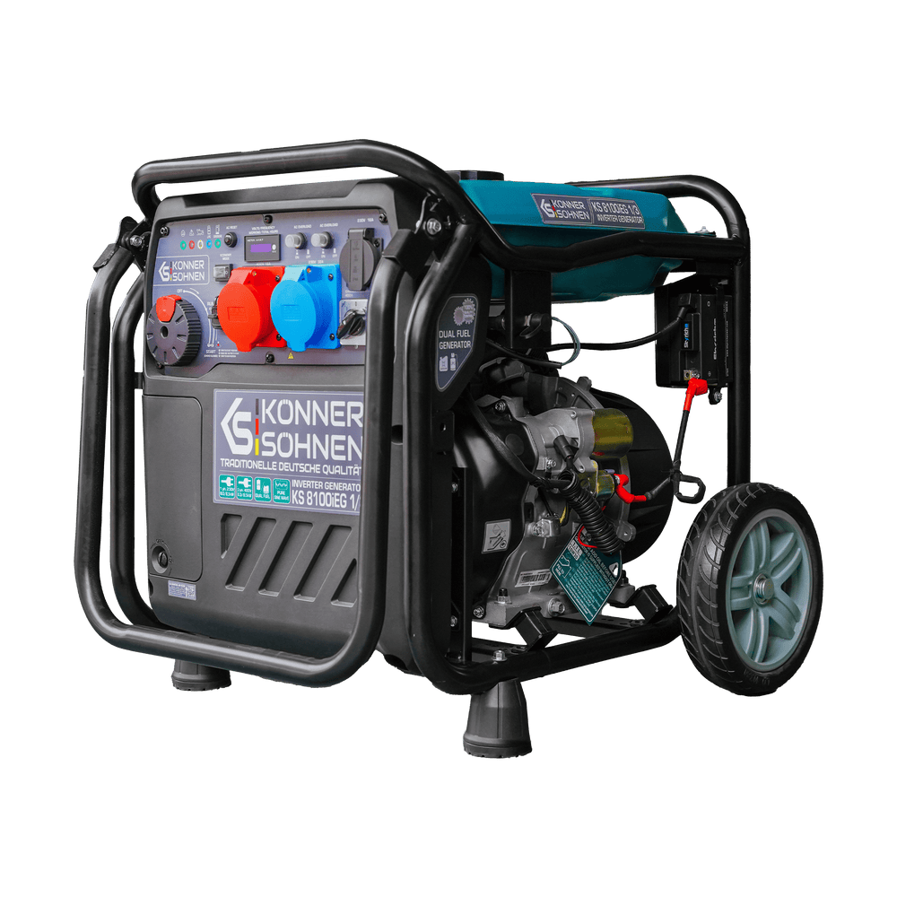 LPG/bensiini invertterigeneraattori KS 8100iEG 1/3
