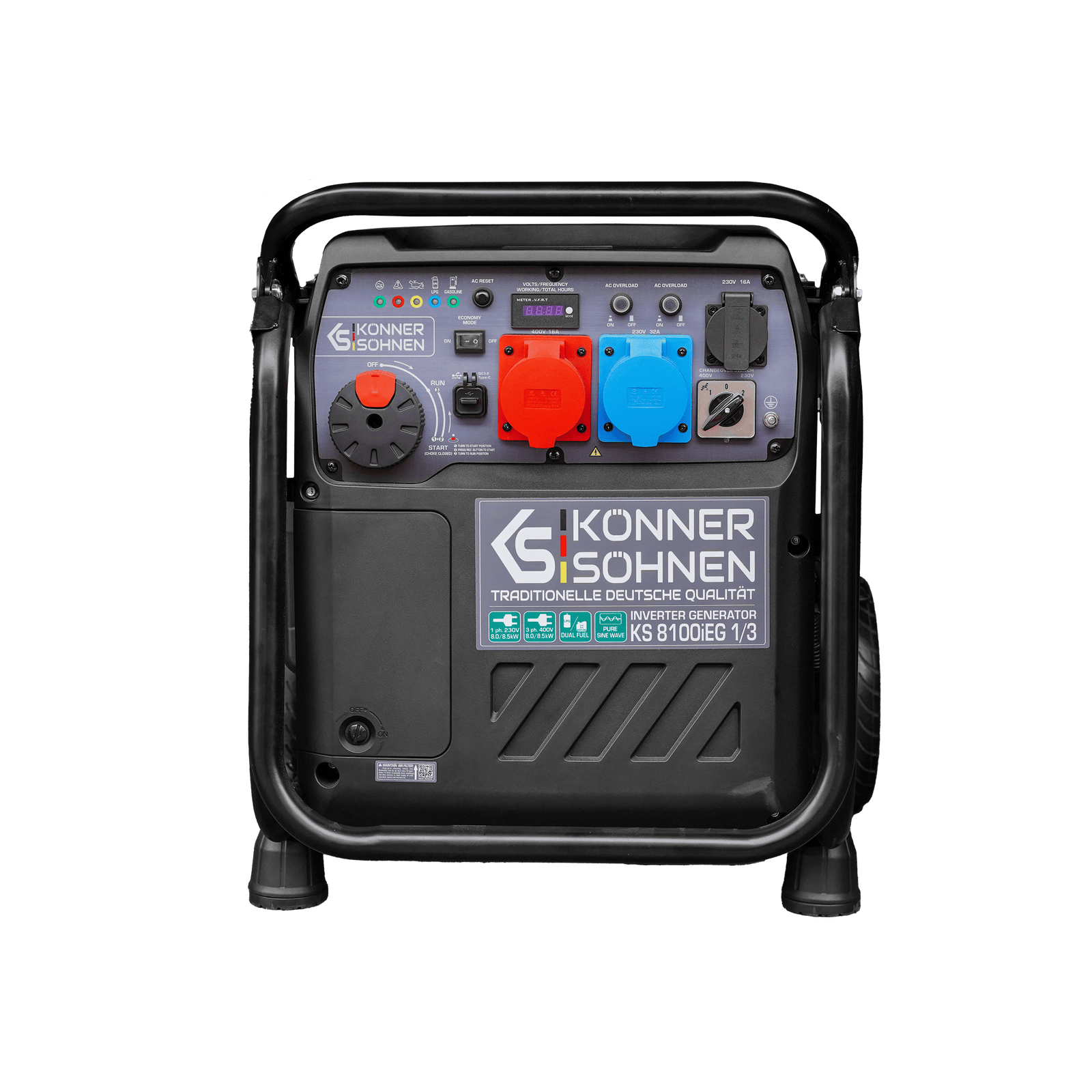 LPG/bensiini invertterigeneraattori KS 8100iEG 1/3