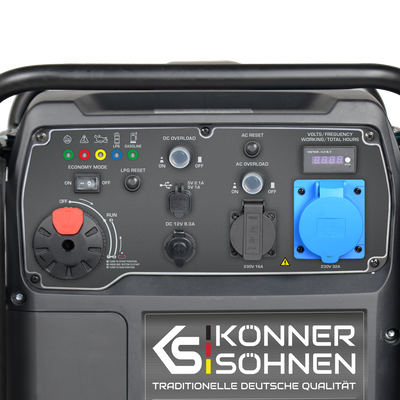 Painel de controlo ergonómico