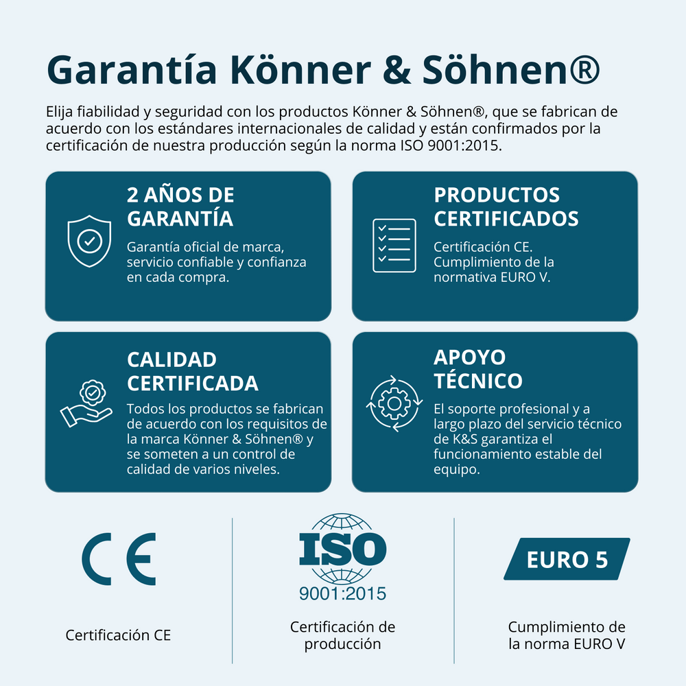 Generador inverter híbrido de gas/gasolina KS 3100iG S